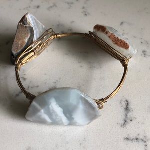 Gray Stone Gold Bourbon and Bowties Bracelet